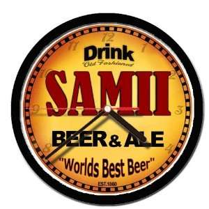  SAMII beer and ale cerveza wall clock 