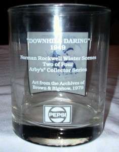 Pepsi/Norman Rockwell   1979   Glass   Downhill Daring  