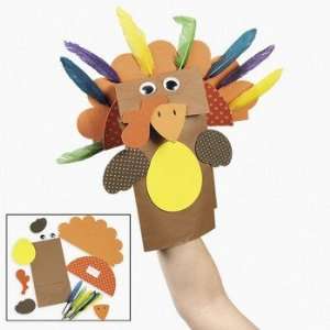  Thanksgiving Turkey Puppet Craft Kit   Craft Kits 