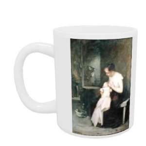   Salon of 1879 (oil on canvas) by Eugene Carriere   Mug   Standard Size
