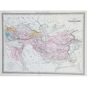  Huot Map of Alexanders Empire (1867)