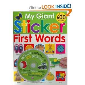  My Giant Sticker First Words (with CD) [Paperback] Roger 