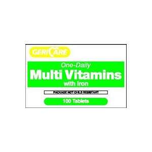  57896000000 Multivitamin Iron One Daily Tablets 1000 Per 