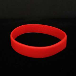 Silicone Wristband Bracelet Rubber Fashion New Color  