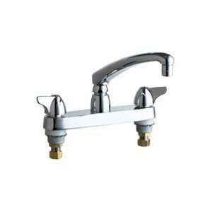  Chicago Faucets Centerset Deck Mounted Kitchen Faucet with 