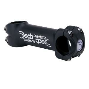  Deda Quattro Flat Black 31.8X120  8, Matte Finish Stem 