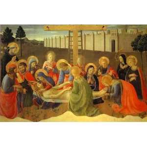 FRAMED oil paintings   Fra Angelico   24 x 16 inches   Lamentation 