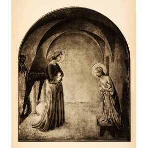  1938 Photogravure Angelico Fiesole Annunciation Mary 