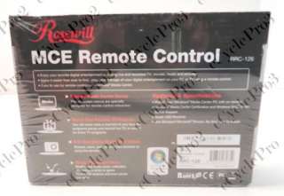 Rosewill MCE Remote Control Model #RRC 126  