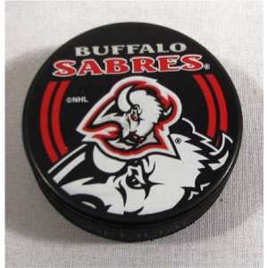  Buffalo Sabers Team Logo Hockey Puck