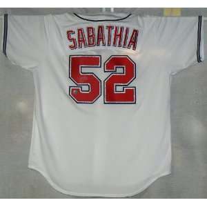  Signed C.C. Sabathia Jersey   CC Indians 