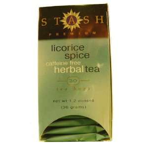 Stash Licorice Spice Tea (Economy Case Pack) 20 Ct Box (Pack of 6)
