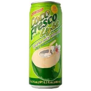 Taste Nirvana Coco Fresco Light with Pulp, 16.3 Ounce (Pack of 4 