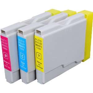  3 Pack Compatible Brother LC 51 , LC51 1 Cyan, 1 Magenta 