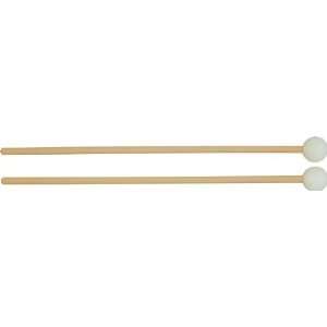   Marching 1 1/8 Poly Ball Mallets, Rattan Handles Musical Instruments