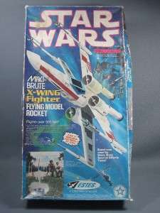 Vintage Estes Star Wars X Wing Fighter Flying Model Rocket kit no 