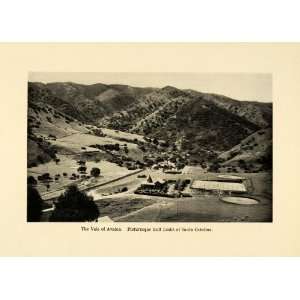 1906 Print Vale Avalon Santa Catalina Golf Course California Landscape 