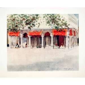  1912 Color Print Bara Durri Delhi India Menpes Mortimer 