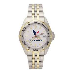  Houston Texans LogoArt Two Tone Allstar Bracelet Mens NFL 