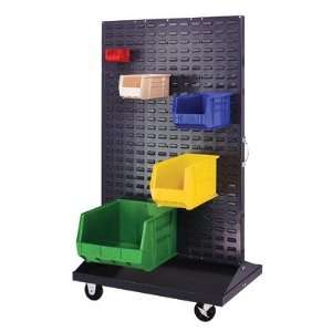  Mobile Double Sided Louvered Rack