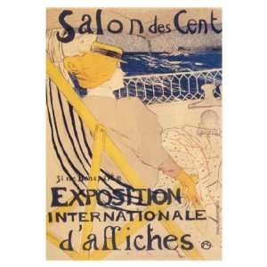  Salon des cent by Henri de Toulouse Lautrec 6x8 Health 