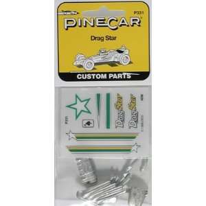    Pinecar   Drag Star Parts/Decals (Pinewood Derby) Toys & Games