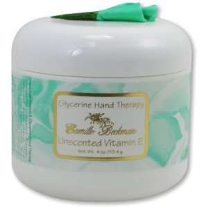 Camille Beckman Glycerine Hand Therapy, 4 Ounce Jar, Unscented Vitamin 