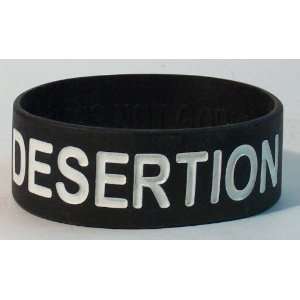  Desertion Black Jelly Wristbands