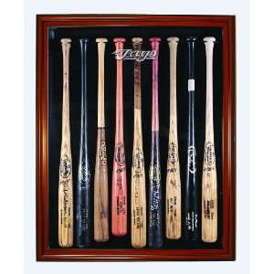Toronto Blue Jays Nine Bat Display Case   Mahogany  Sports 