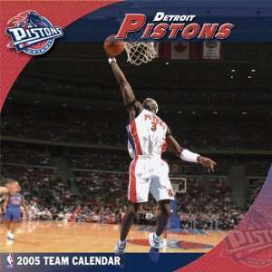 Detroit Pistons 2005 Wall Calendar 