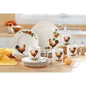  Rooster Dinnerware 