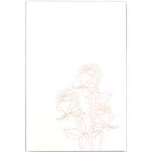 Rose Glitter Printable Invitation/Envelope 25 Pack A10  