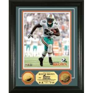 Ronnie Brown 24KT Gold Coin Photo Mint