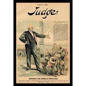  Vintage Art Judge Magazine Bismarck and American 