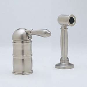  Rohl Satin Nickel Kitchen Side Spray with Porcelain 