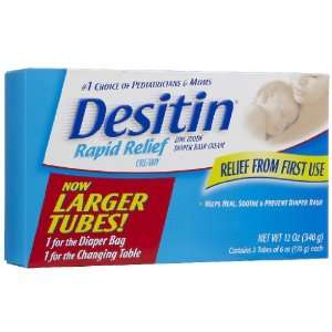  Desitin Creamy Diaper Rash Ointment   6 oz   2 Pk 