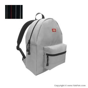  635  Dickies Basic Student Backpack (Black Pinstripe 