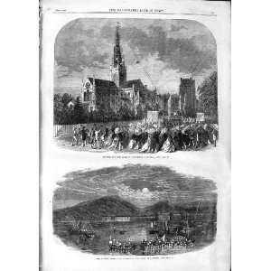  1866 Spire Chichester Cathedral Llandudno Lanterns