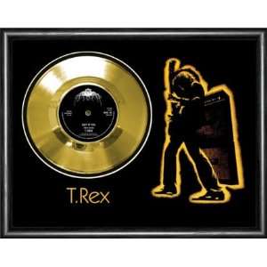  T.REX Marc Bolan Get It On Framed Gold Record A3 