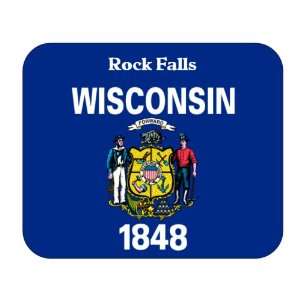  US State Flag   Rock Falls, Wisconsin (WI) Mouse Pad 