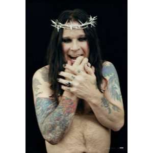  Ozzy Osbourne Crown of Thorns, 20 x 30 Poster Print 
