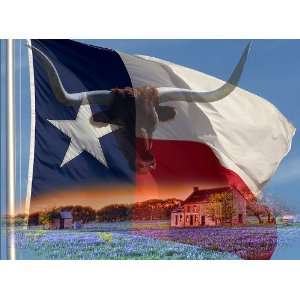  Texas Three Times   Digital Art Collage