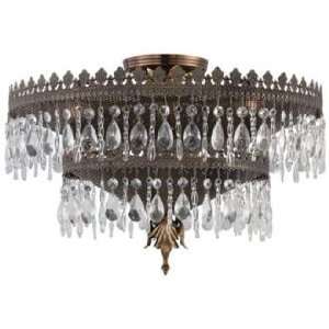  Crystorama Alhambra Collection 18 Wide Ceiling Light 