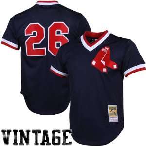  Wade Boggs #26 1989 Boston Red Sox Navy Mitchell & Ness 