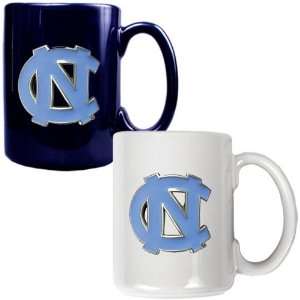  North Carolina 2 Piece Coffee Mug Set (Team Colors 