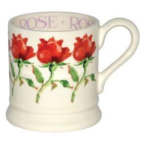 Emma Bridgewater Flowers Rose 1/2 Pint Mug  Kitchen 