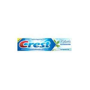 Crest Natures Expressions Fluoride Toothpaste, Pure Peppermint Fresh 