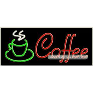 Coffee, Logo Neon Sign Grocery & Gourmet Food
