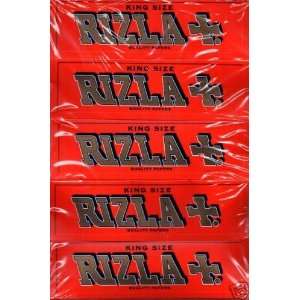Sampler Pack 5 Packets Rizla Red King Size Cigarette Rolling Papers 