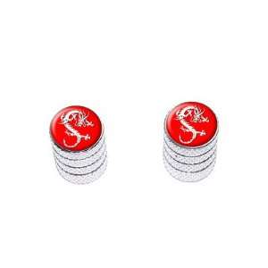  Dragon Red   Motorcycle Bike Bicycle   Tire Rim Valve Stem 